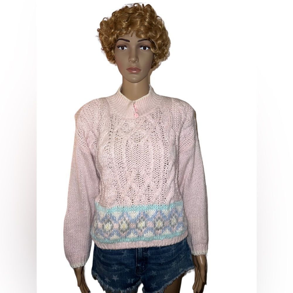 Vintage Jamie Scott Hand Knitted Sweater Medium